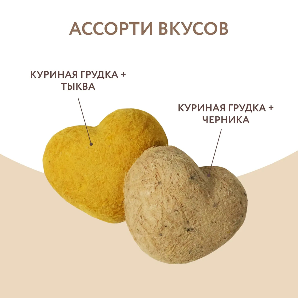 МНЯМС Лакомство для собак с 4 месяцев "Фросты", с курицей в ассортименте, S, 0,001 кг