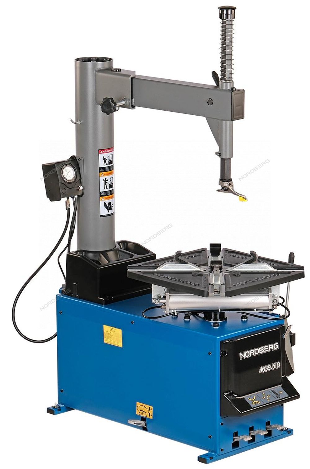 NORDBERG (4639,5IDB 380) Станок шиномонтажный полуавтомат, двухскоростной, стол с накладками, 380 В, синий