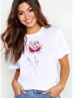 Футболка роза love