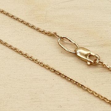 Цепочка Якорная. Позолота красная