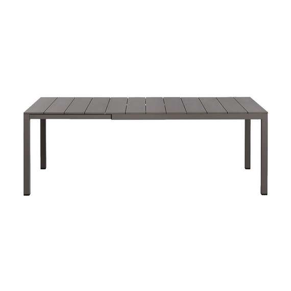 Стол металлический раздвижной Rio Alu, 140-210х85 см, тортора