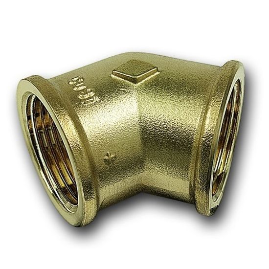 Угольник 45° Sanha PURAFIT 3/4" ВР бронзовый с внутренней резьбой, серия 3120 (1312034)