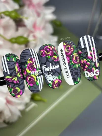 Пластина для стемпинга Enigmanic Stamping №031