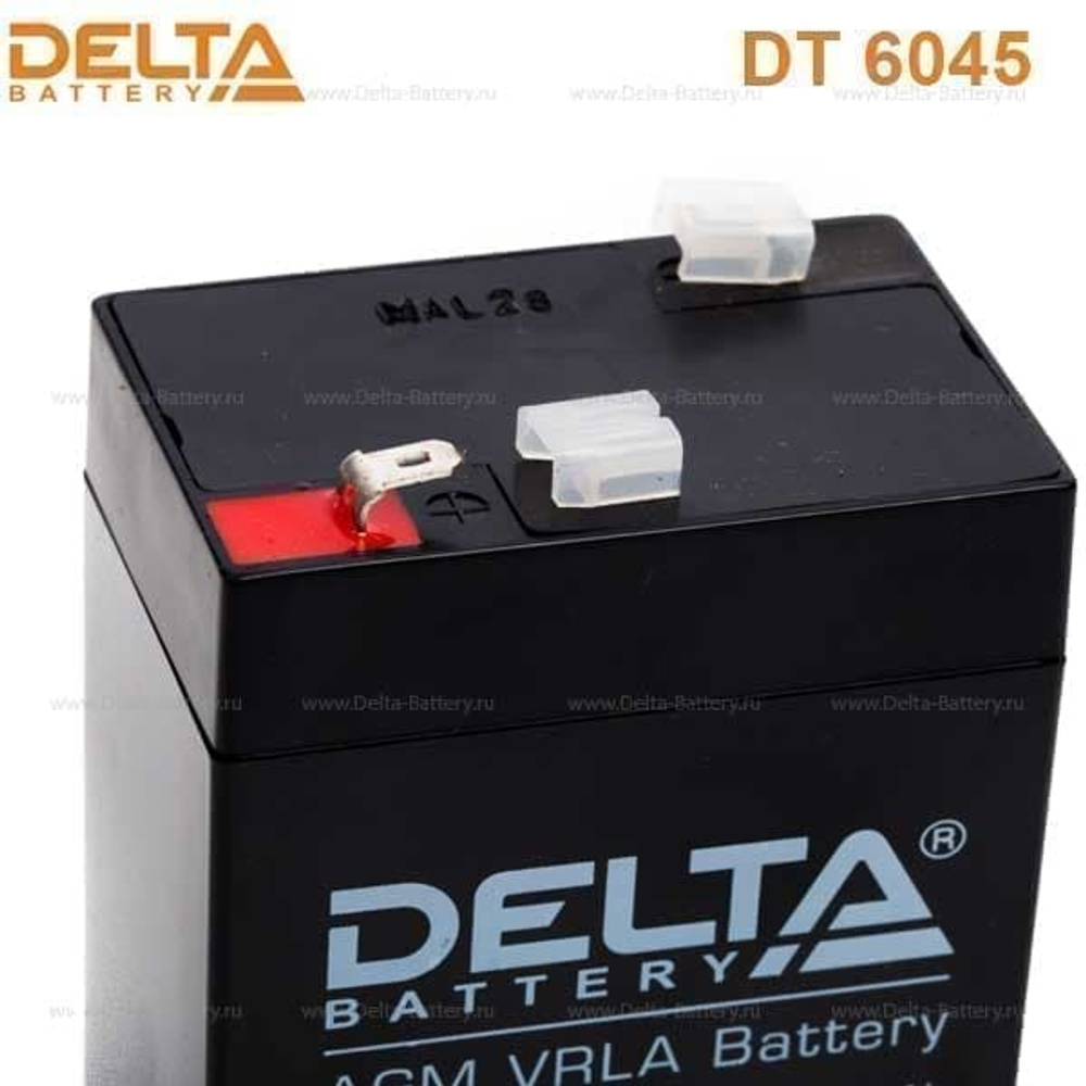 Аккумуляторная батарея Delta DT 6045 (6V / 4.5Ah)