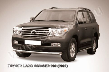 Защита переднего бампера (нержавейка) Toyota Land Cruiser 200 (2007-2012) d76