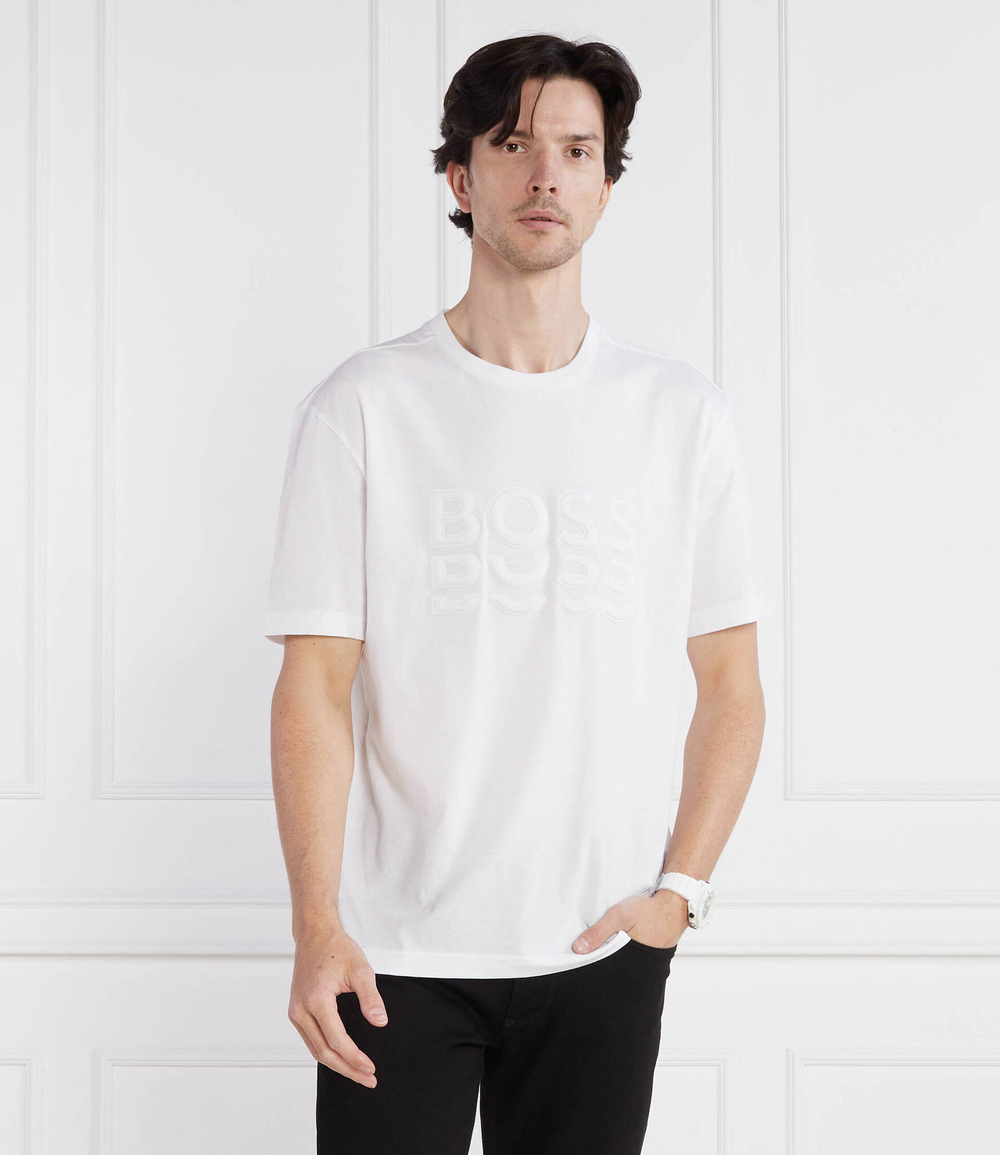 Футболка Tee 3 BOSS GREEN - белый(50495876)