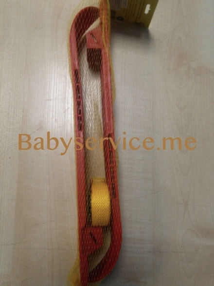 Лыжи на коляску 2 шт красные