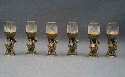 Подарочный набор стопок "Рыбак" 6 шт.