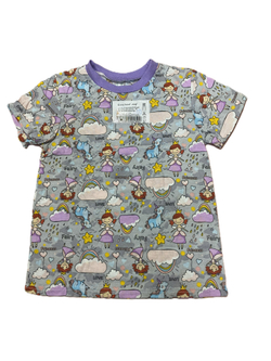 Футболка на девочку из кулирки (100% хлопок) на рост 110 см