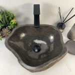 Раковина из речного камня RS-65252 45*37*15 0856