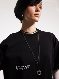 Футболка Written by, черная