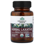 Organic India, травяное слабительное средство, без сенны, 60 растительных капсул