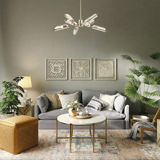 6537/8C MODERNI LN23 112 золотой Люстра потолочная G9 8*25W 220V GEORGIA