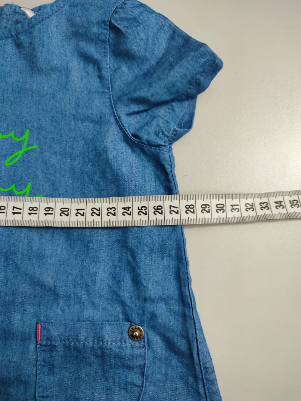 Платье Mini Maxi джинсовое на 1 год