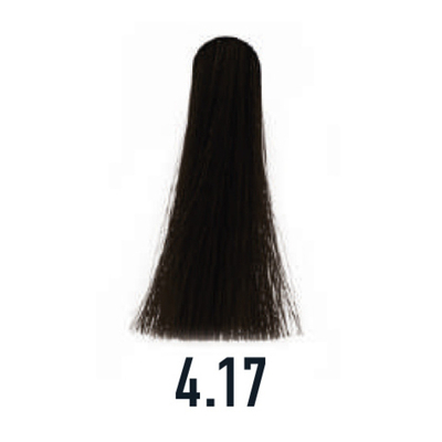 4.17 крем-краска ICE Permanent каштановый пепельно-шоколадный - 100 мл.