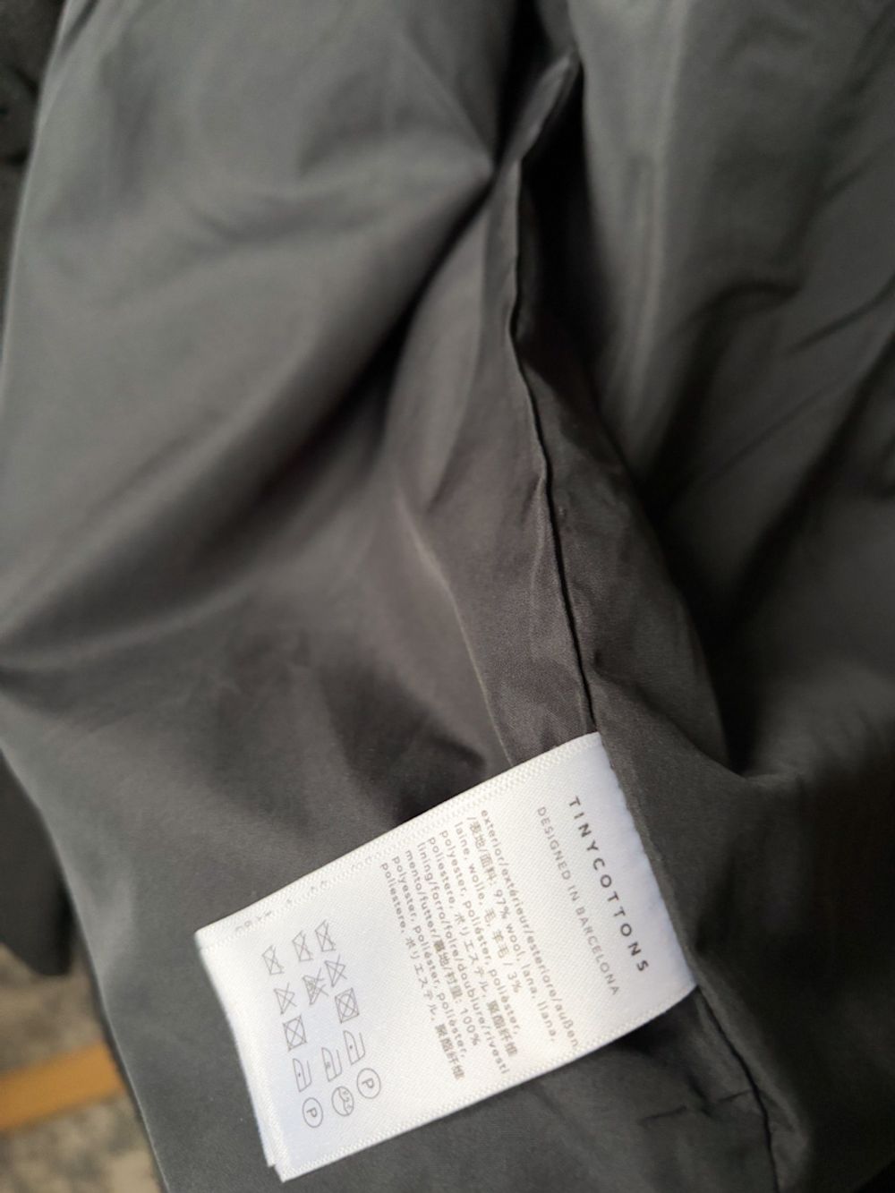 Шерстяное пальто Tinycottons, 104