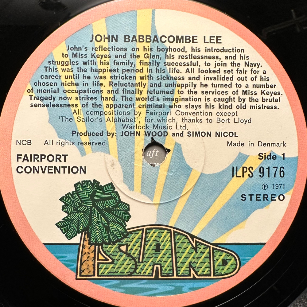 Fairport Convention - "Babbacombe" Lee (Дания 1971г.)