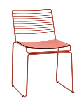 Стул обеденный Danny бордовый с подушкой