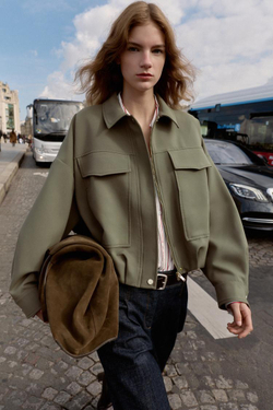 ZARA БОМБЕР, ХАКИ