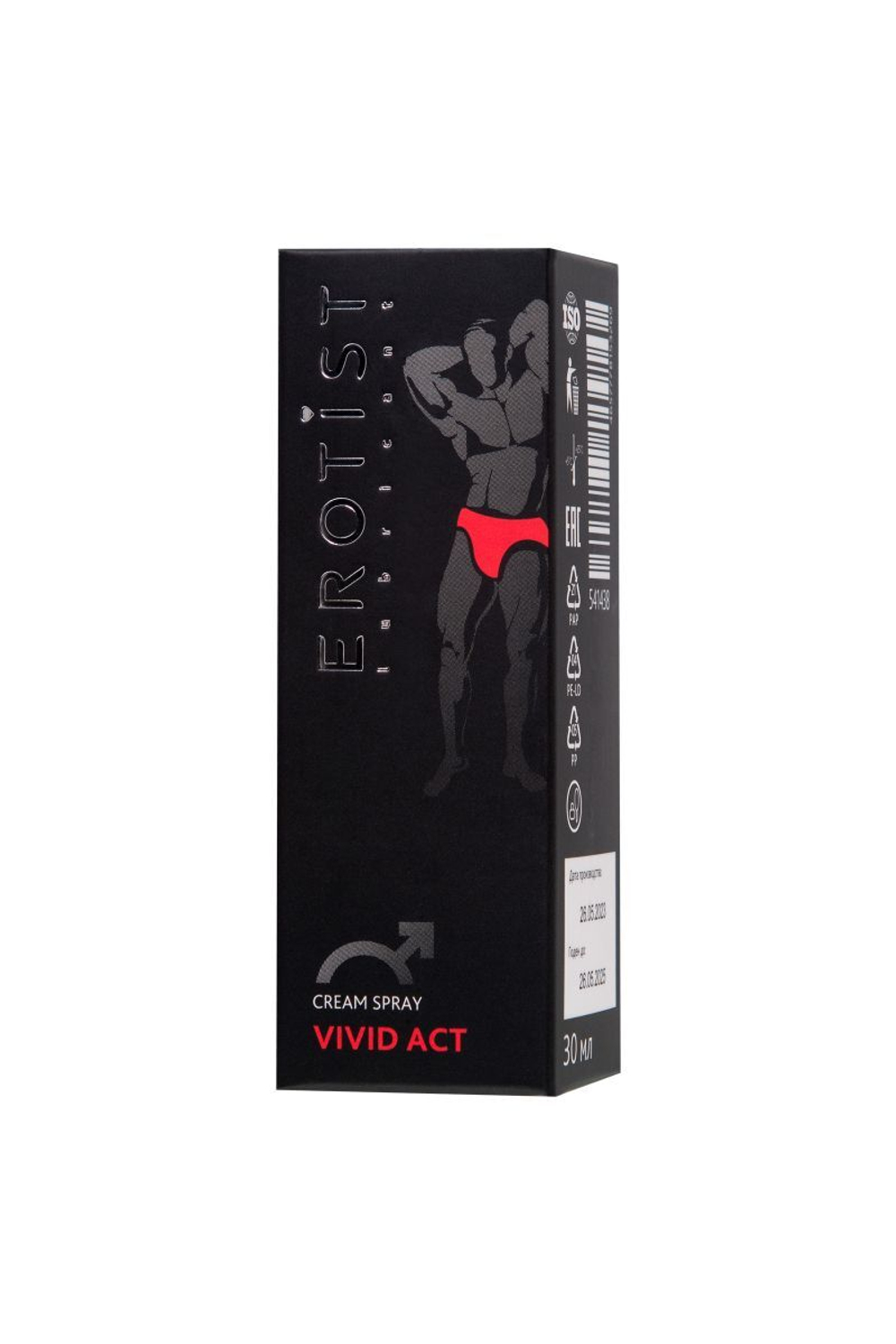 Возбуждающий крем-спрей для мужчин Erotist Vivid Act - 30 мл.