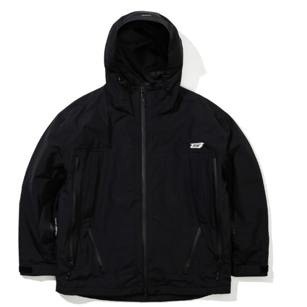 Куртка BSRabbit  SPECIAL HOODED SEAM SEALING JACKET BLACK