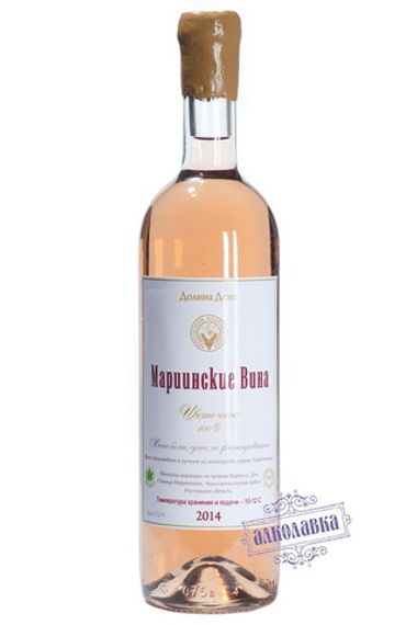 Мариинские вина "Цветочное" белое сухое.