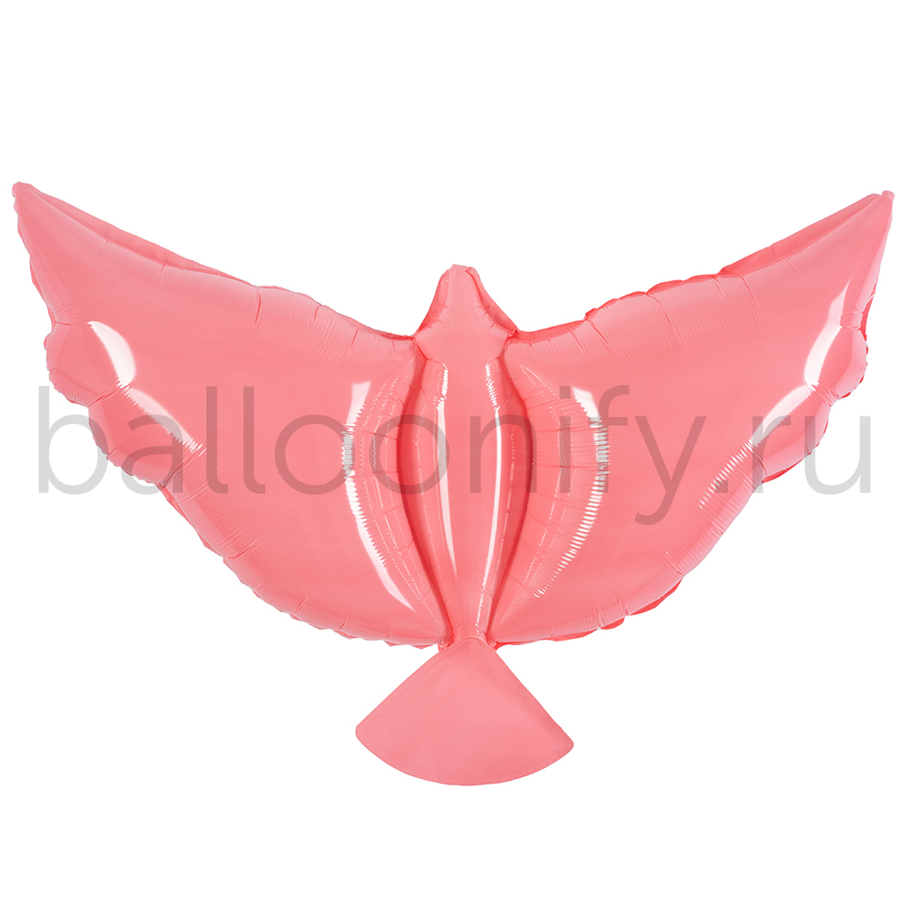Шар (41''/104 см) Фигура, Голубь, Розовый, 1 шт.