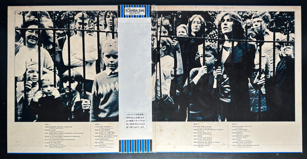 The Beatles ‎– 1967-1970 2LP (Япония 1982г.) Blue