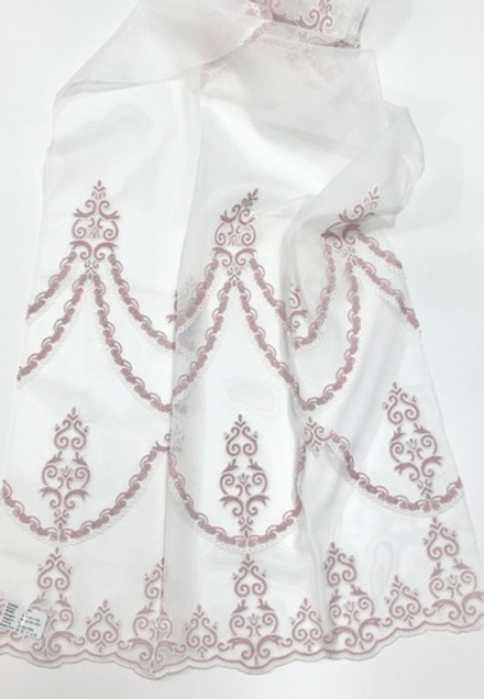 Тюль вышивка Megara арт. 4082 (высота 285 см, Турция)