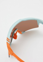 Спортивные очки с диоптриями 100% Speedcraft / Soft Tact Two Tone / HiPER Silver Mirror Lens