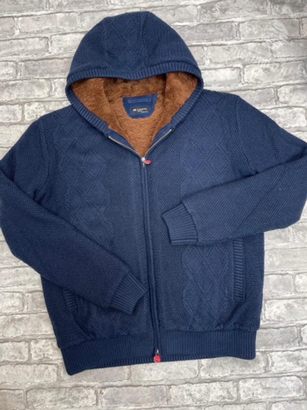 Кардиган с мехом Kiton