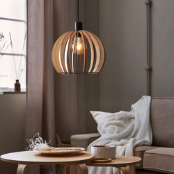 IKEA AKTERKANT  (ИКЕА АКТЕРКАНТ)  -  Абажур, фанера, 32 см