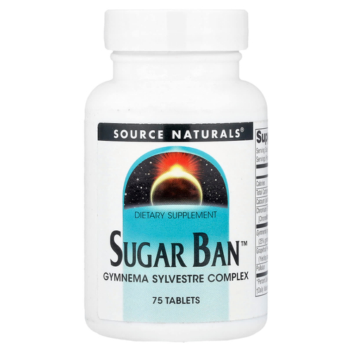 Source Naturals, Sugar Ban™, 75 таблеток