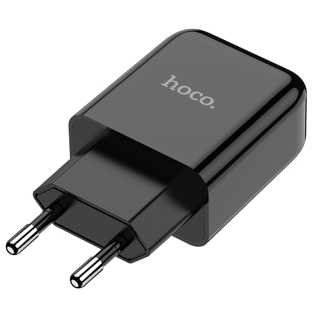 Адаптер питания Hoco N2 Vigour single port charger Apple&amp;Android (USB: 5V max 2.1A) Черный