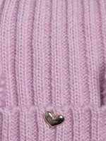 Шапка зимняя с помпоном и ушками для девочки