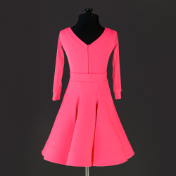 розовое платье для танцев