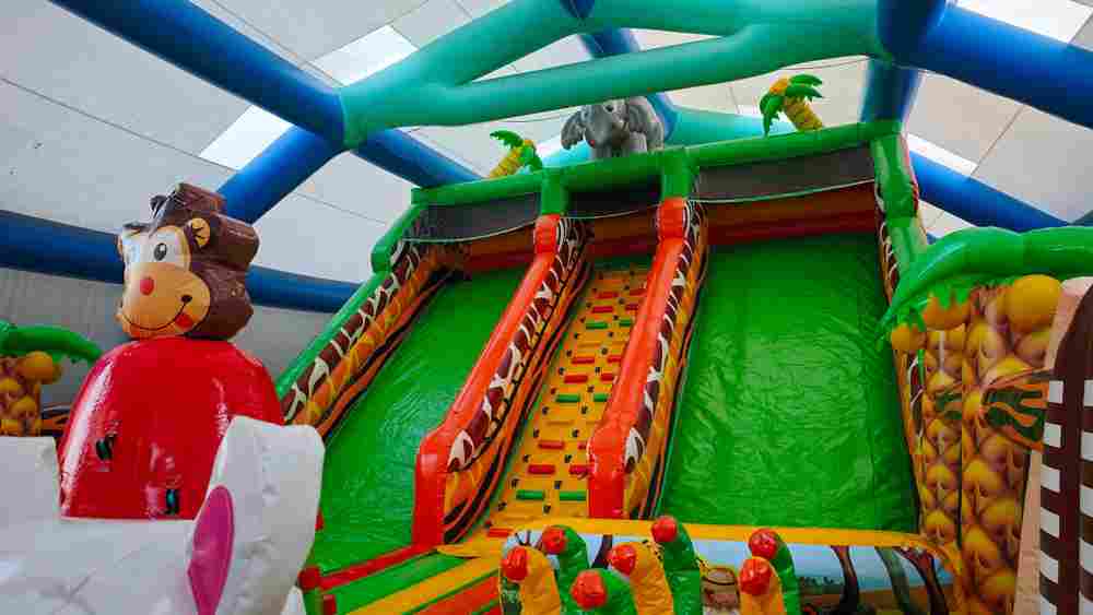 Коммерческий надувной батут «Сафари Ультра», 14*8*7,5