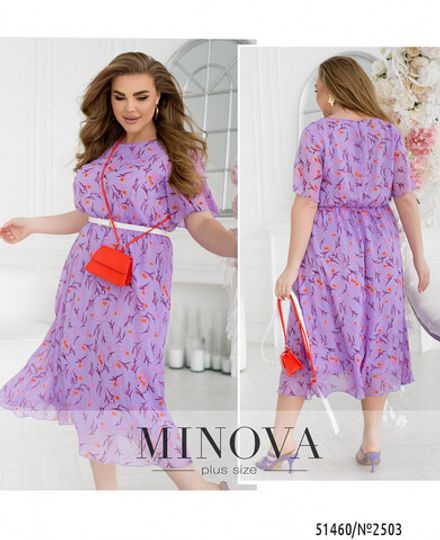 Платье 2503-сиреневый Minova Фото 1