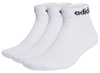 Теннисные носки Adidas Linear Ankle Socks Cushioned 3P - белый