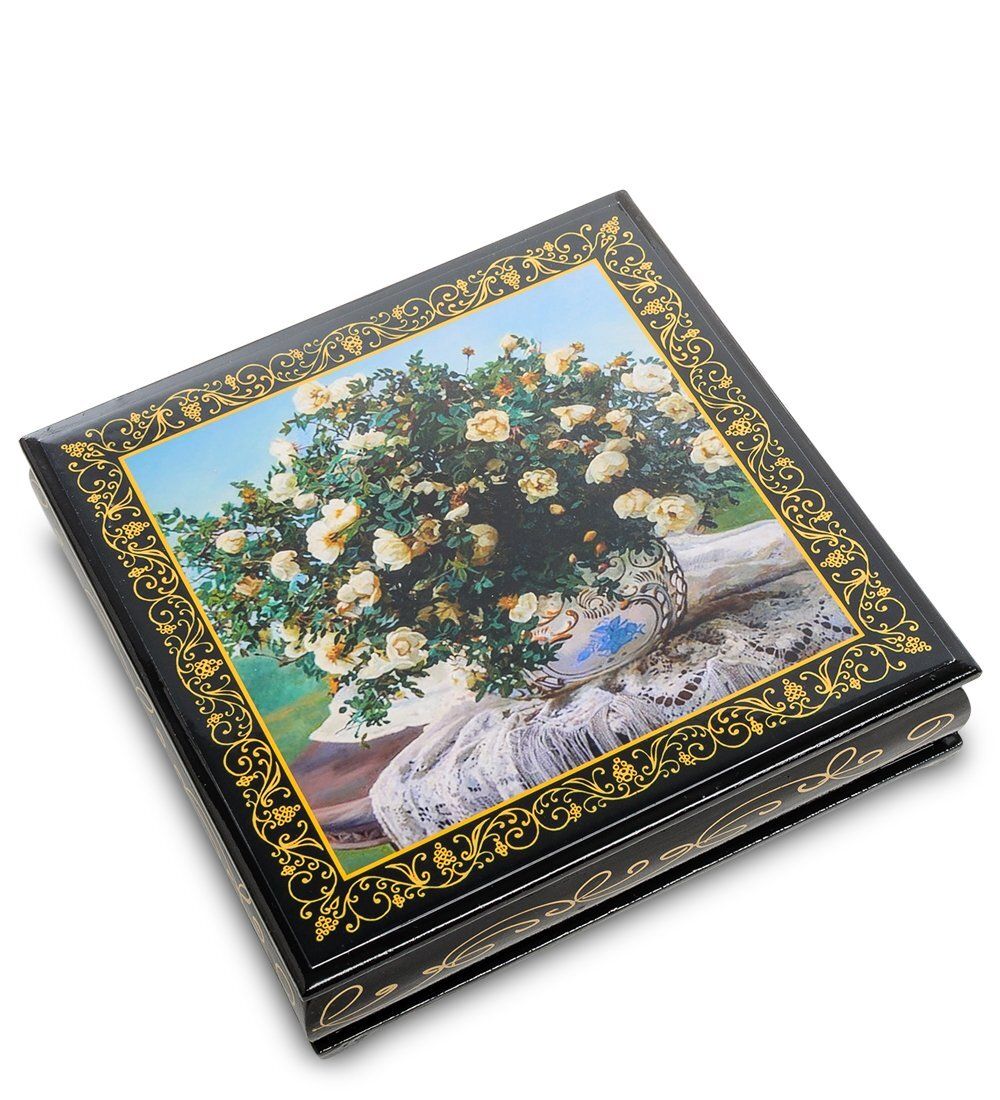 Народные промыслы ШК-11/ 7-D Шкатулка в технике декупаж (16х16х5)