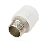 Муфта PP-R комбинированная белая Дн 90х3" НР под ключ VALFEX 10135090