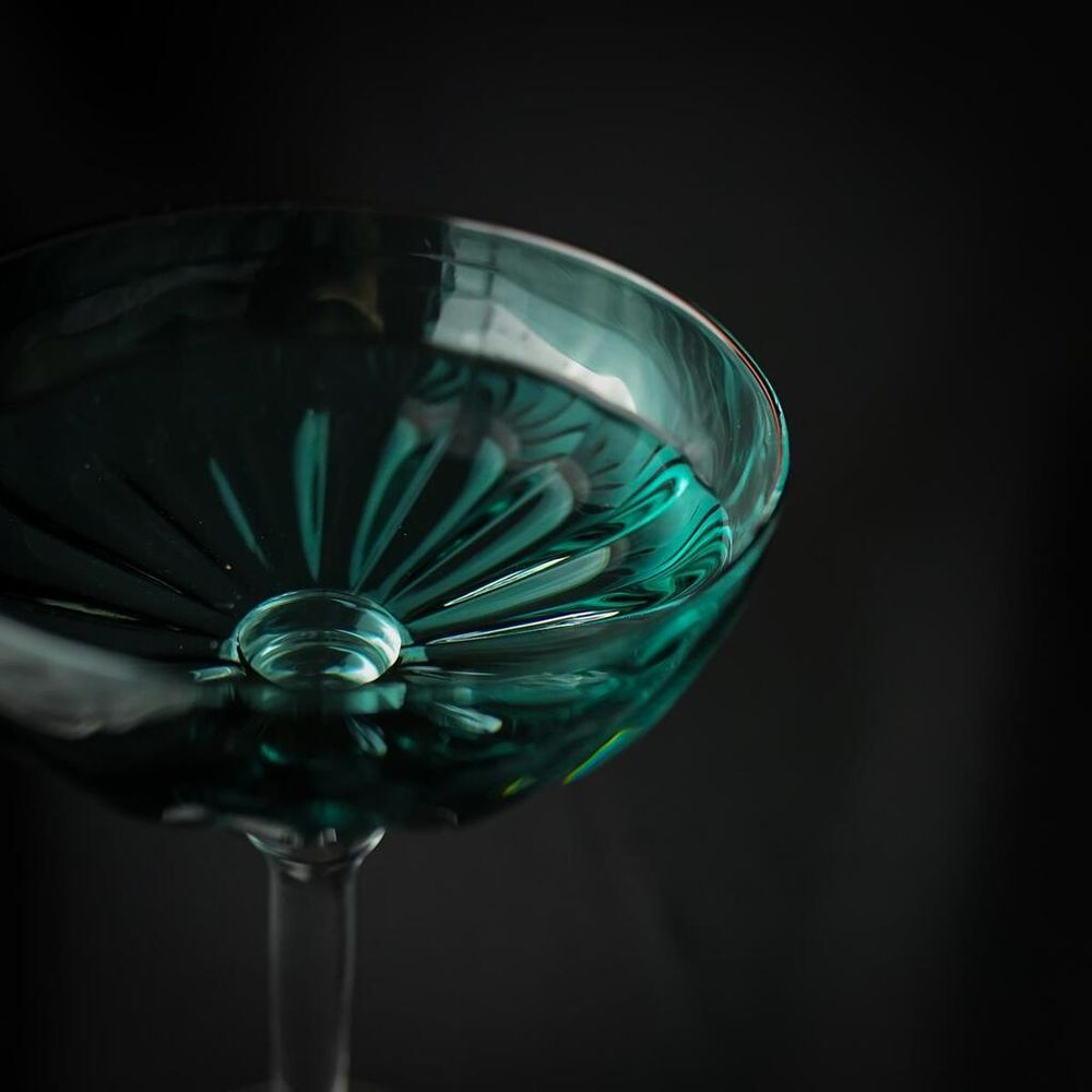 Рюмка коктейльная 235 мл голубая " " d 11,6 см h16,5 см P.L. - BarWare [4]