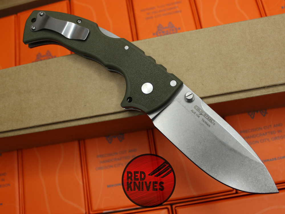 Нож Cold Steel 4-Max Scout 62RQ - рукоять олива (зеленый)