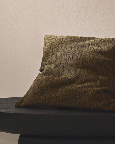 Чехол на подушку Melien из жаккарда зеленый  50 x 50 см