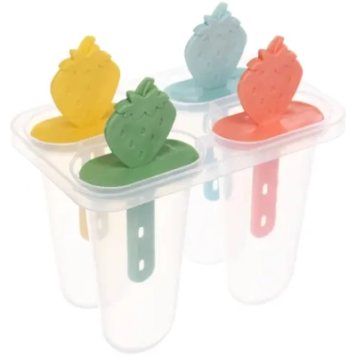 Форма для приготовления мороженого «Клубника» 4шт