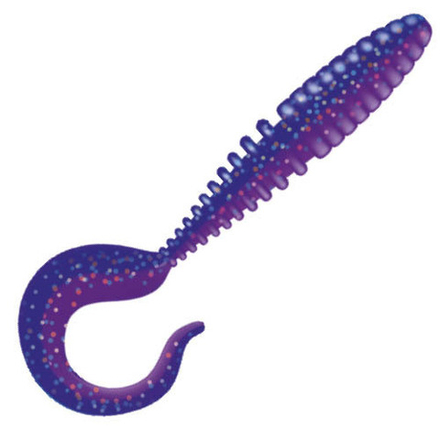 Приманка ZUB-TWIST 150мм(5,9")-4шт, (Цвет 408) синий верх - розовый низ
