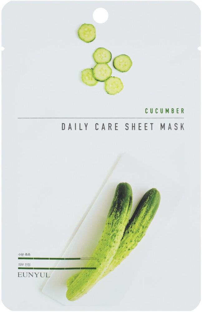 Тканевая маска с экстрактом огурца EUNYUL Cucumber Daily Care Sheet Mask