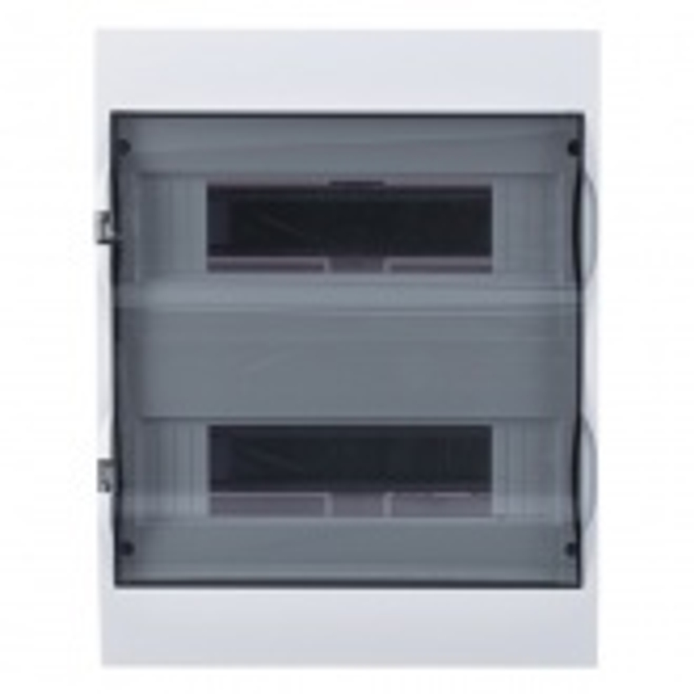 Щит навесной City9 Box 24 (2x12) модулей с прозрачной дверью с клеммниками N+PE (Easy9) SE (электрический шкаф) EZ9E212S2SRU