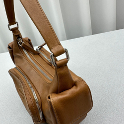 Miu Miu Leather Pocket Bag 21 cm
