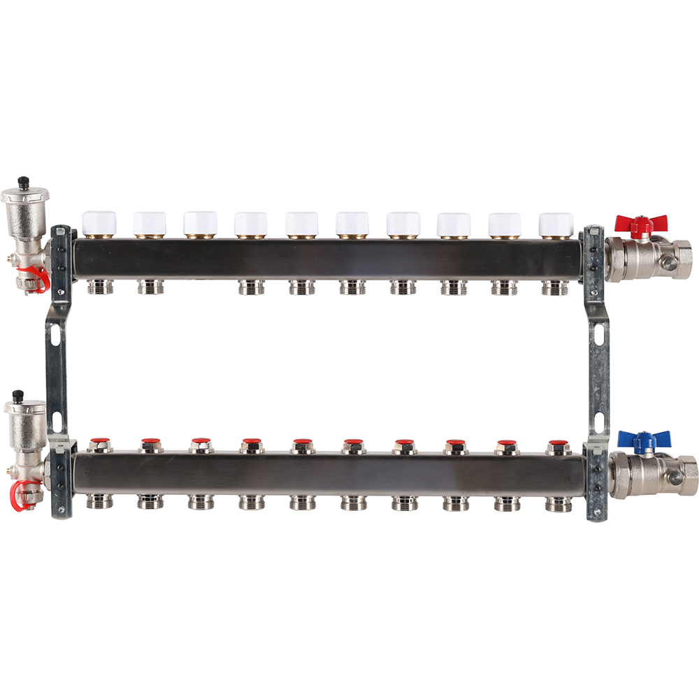 ROMMER RMS-3210-000010 ROMMER Коллектор из нержавеющей стали в сборе без расходомеров 10 вых.